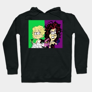 Bat Minute Forever (With Background - Sans Text) Hoodie